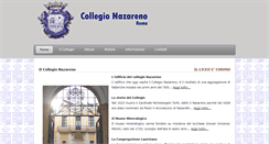 Desktop Screenshot of collegionazareno.it