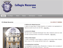 Tablet Screenshot of collegionazareno.it